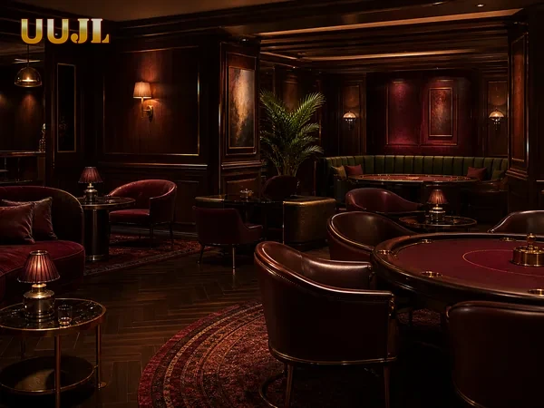 UUJL homepage banner featuring casino games